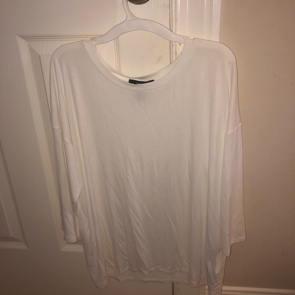 white forever 21 blouse